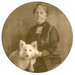 Anna Harris Smith with dog