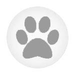 gray paw print icon instead a light gray circle